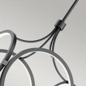 lampa vilagitas fuggesztett keretes matt fekete modern kor csillogas integralt led  .jpg